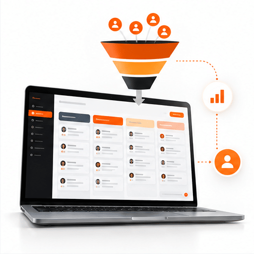 AI lead capture and sales pipeline interface